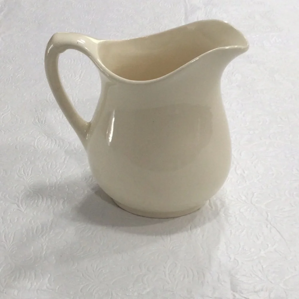 Water Pitcher Small Vintage White